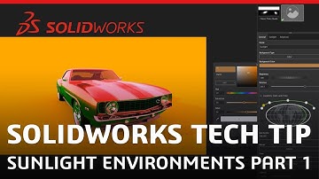 SOLIDWORKS Tech Tip - Sunlight Environments Part 1