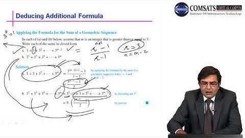 Discrete Structure | Sum of Geometric Series | Proving | Examples | in Urdu Hindi LECTURE 24