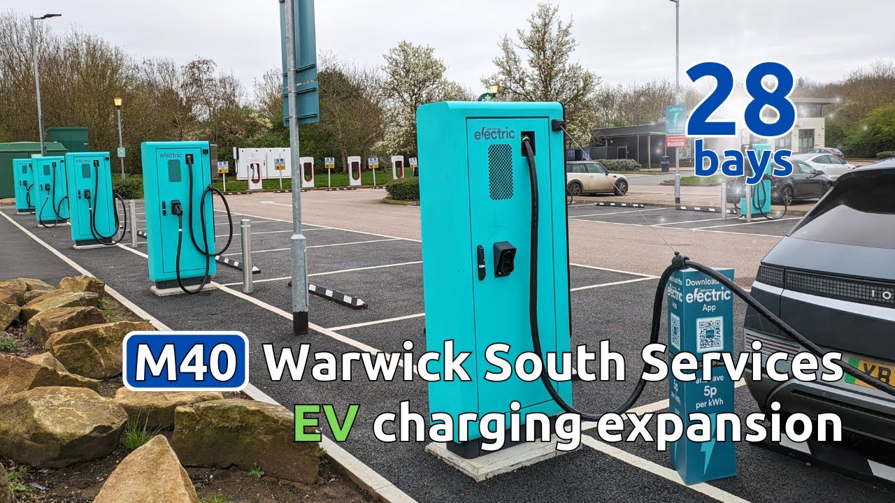 EV Charging At M40 Warwick Southbound Services March 2024 YouTube