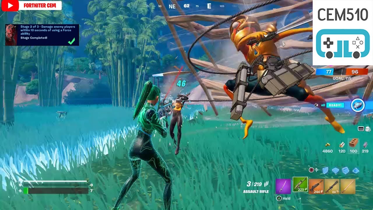 Damage enemy players within 10 seconds of using a Force ability