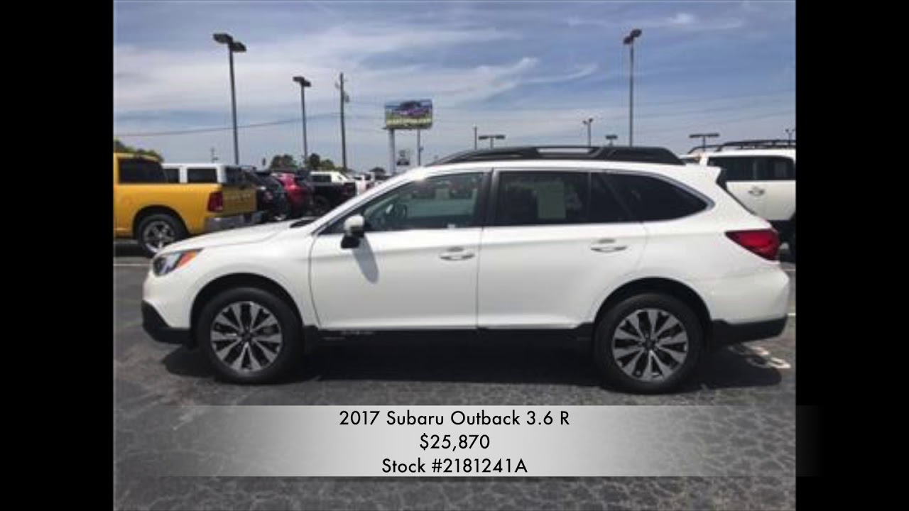 2181241A 2017 Subaru Outback 3 6 R Apple Devices HD Best Quality YouTube