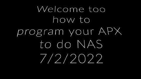 Programming Motorola APX Non-Affiliated Scan (NAS): Step-by-Step Guide