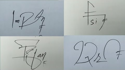 Signature for Aroosa | How to make Signature for word 