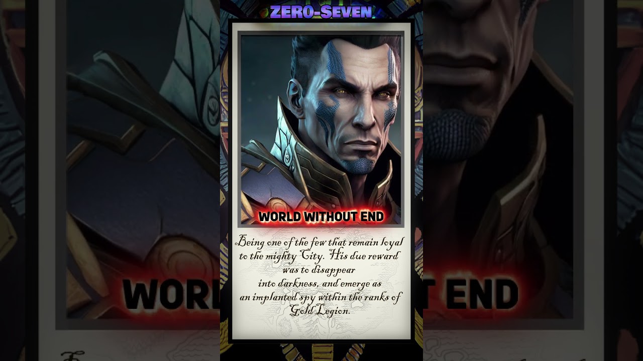 Zero Seven: Character Bio - Original Dark Fantasy/Sci-Fi RPG Story World 