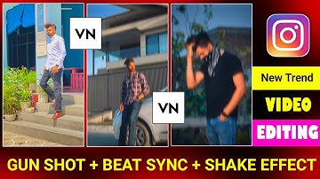 Instagram Reels Gun shot Beat Sync Video Editing | Dollar Song Beat | 1video4photo video Editing