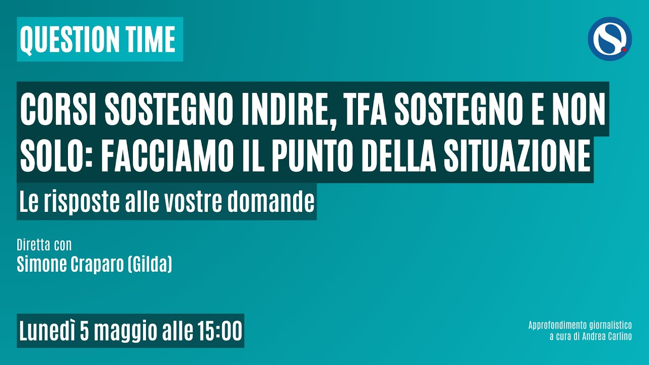 Corsi sostegno Indire, Tfa sostegno e non solo: facciamo il punto
