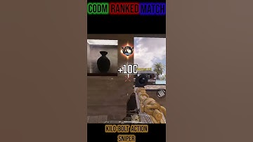 CALL OF DUTY MOBILE RANKED MATCH WITH KILO-BOLT ACTION SNIPER CODM | COD MOBILE XFANTIX #shorts