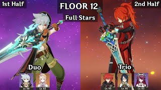 Razor Duo   Diluc Trio |  6.6/6.7 Spiral Abyss Floor 12 9 Stars | Genshin Impact