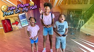 FAKE iPHONE PRANK ON MY KIDS!