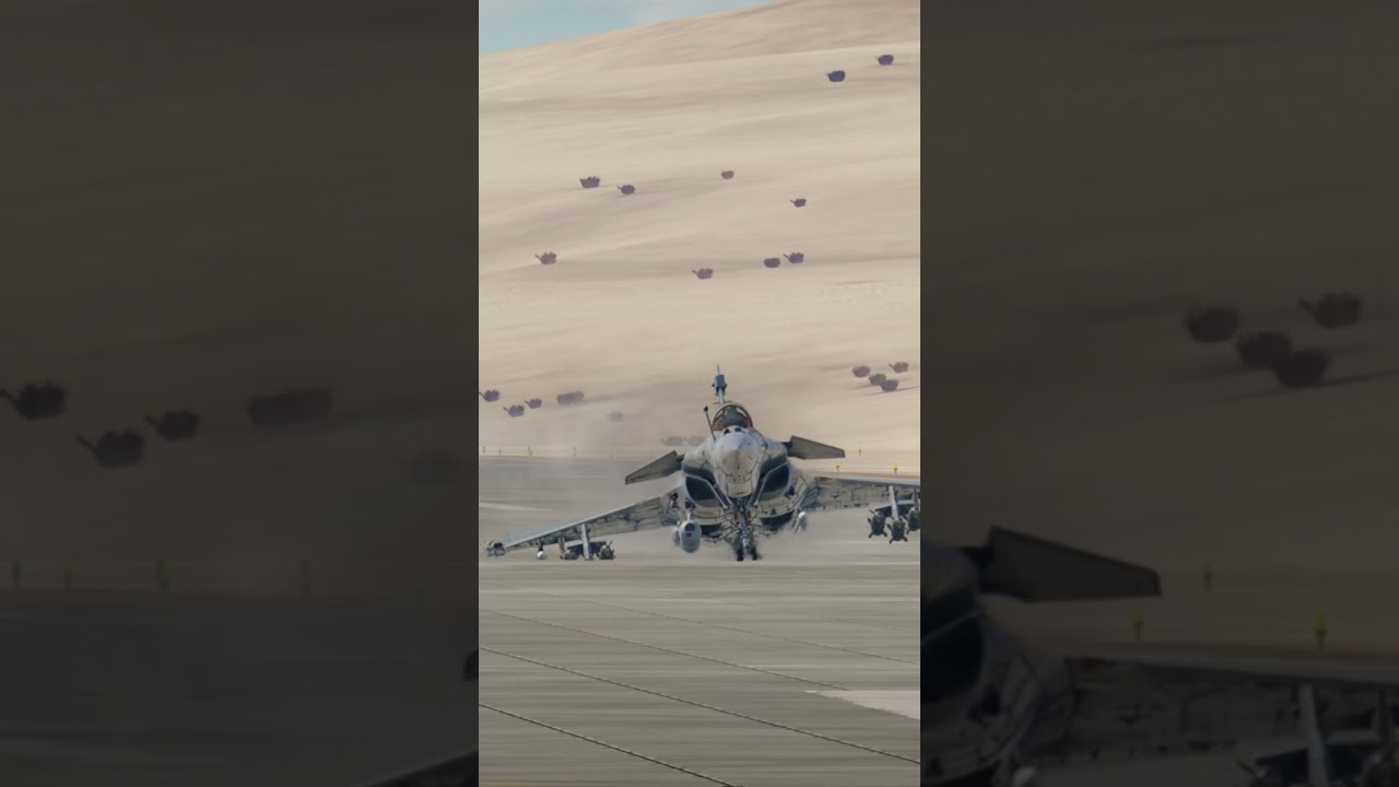 Rafale Landing Gear Snaps During Runway Mishap