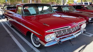 1959 Chevrolet El Camino Concours Restoration Bid $99,000 Auction 348 Tri-Power 59 1st Yr Chevy Made