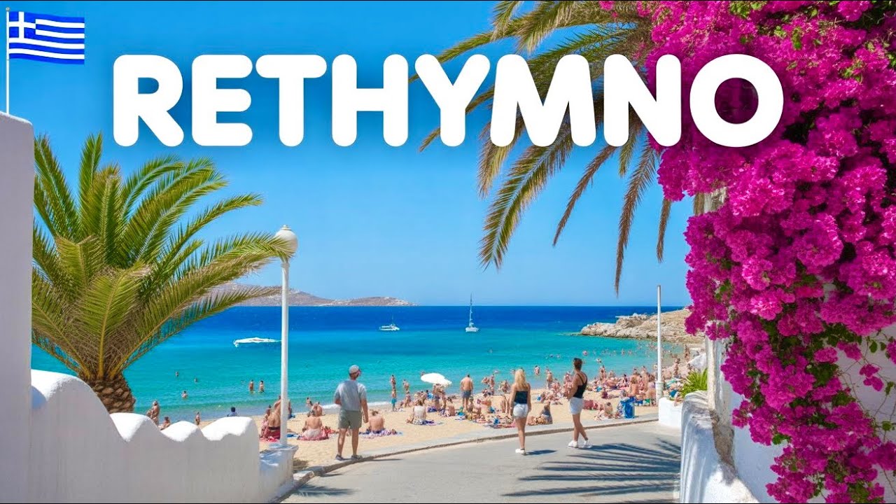 Walking through RETHYMNO CRETE, GREECE 🇬🇷 - Such a Vibrant Place