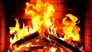 🔥 Fireplace 4K UHD! Fireplace with Crackling Fire Sounds. Fireplace Ambience