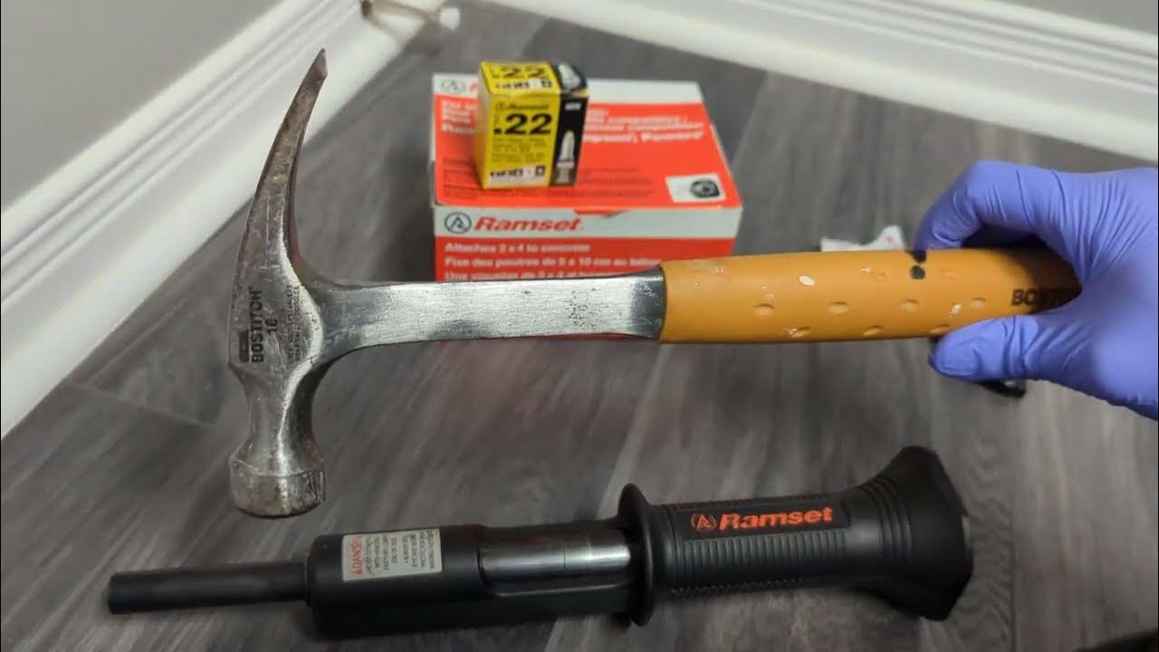 HOW TO LOAD AND OPERATE .22 CAL RAMSET TOOL PART 1 🔨 YouTube