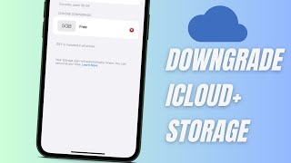 How to Cancel iCloud+ Subscription | Downgrade 50GB to 5GB | Manage iCloud Storage Full Guide
