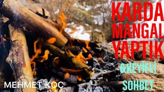 Kar Altında Mangal Keyfi Zi̇ndan Vadi̇si̇