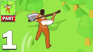 Idle lumberjack 3D - Casual Games gameplay walkthrough part #1