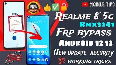 REALME 8/8 5G FRP UNLOCK 🔓 (WITHOUT PC) 💯 SOLVE NEW TRICK FRP BYPASS (Android 13/14/15)