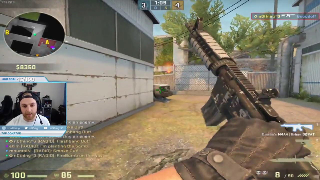 " [THH]n0thing, tarik, steel_tv, esl_csgo_fr Highlights, Funny moments, Clips "