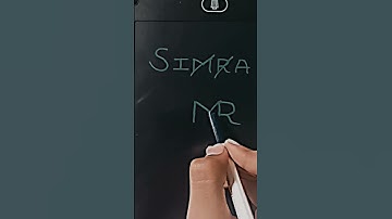 SIMRA name logo,comment next.#shorts #viral #shortsfeed #trending #graphicdesign #logo