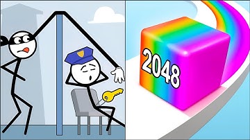 Thief Puzzle VS Jelly Run 2048 | Satisfying ASMR Gameplay 