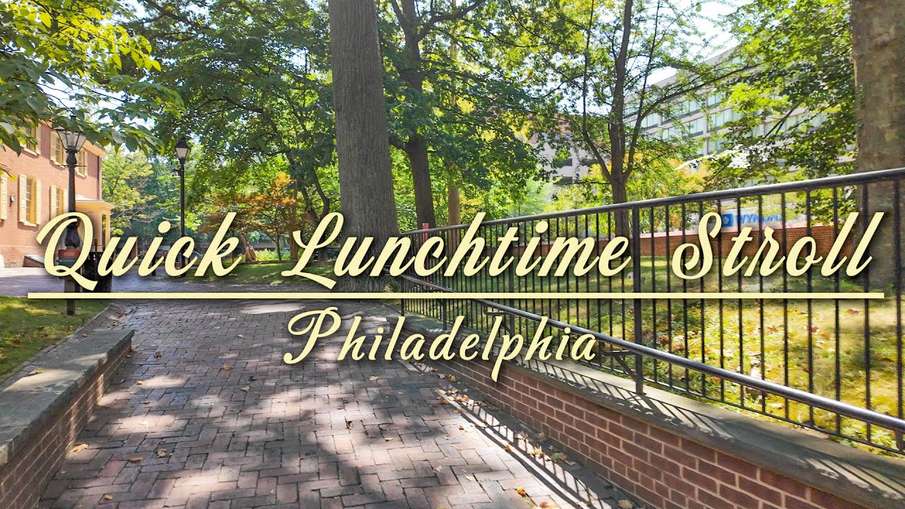 [4K] Quick 10 Minute Stroll in Philadelphia - YouTube