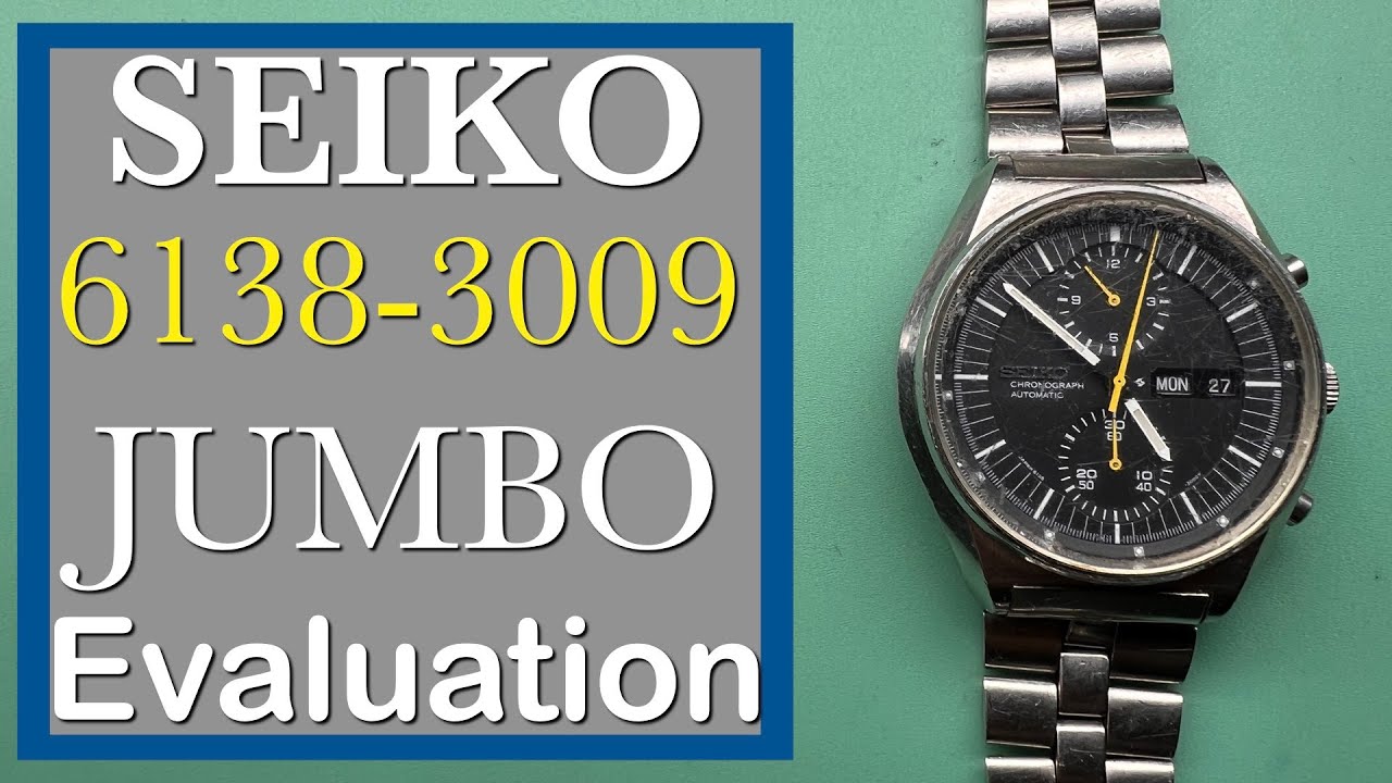 For . -- Seiko 6138-3009 Jumbo Evaluation - YouTube