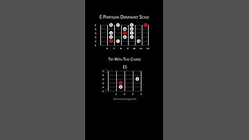 E Phrygian Dominant Scale