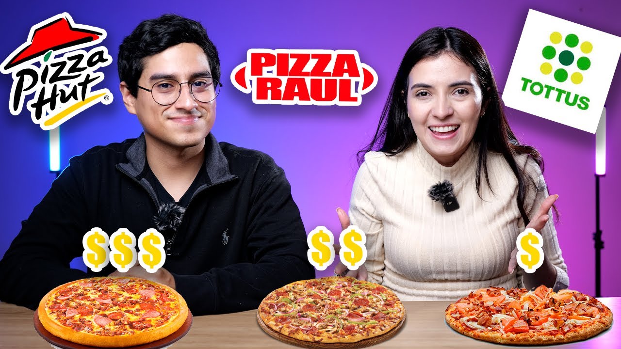PIZZA GRANDE de 13 soles VS 48 soles en PERÚ 🍕💸 ¿Hay mucha diferencia en el 2025?