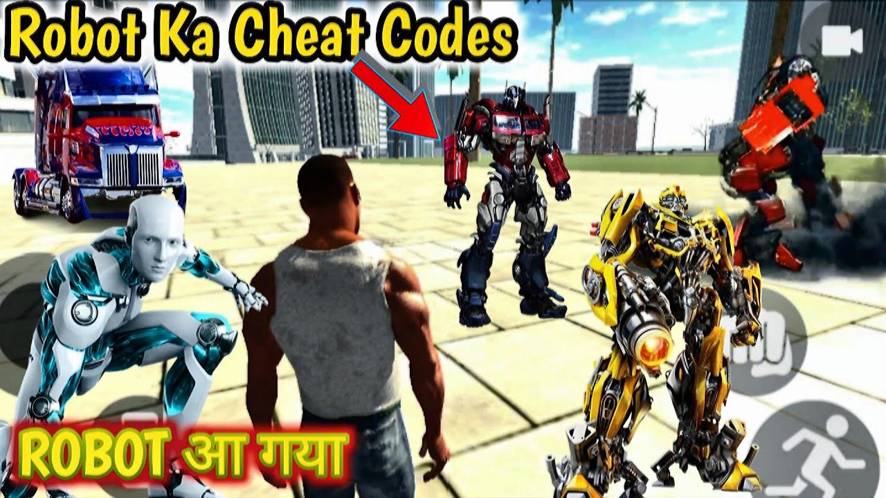 finally ROBOT KA CHEAT CODE || Indian Bike Driving 3d robot New Update ...