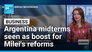Argentina Midterm Elections Seen As Confidence Vote For Mileis Economic Reforms France 24