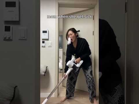 Even when she’s <strong>sick</strong>, my mom ALWAYS does it all 😭💪