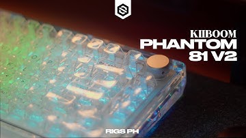 The best Transparent RGB Keyboard | KIIBOOM Phantom 81 V2 | ASMR Unboxing & Typing