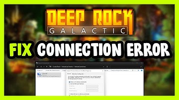 How to FIX Deep Rock Galactic Connection / Server Error!