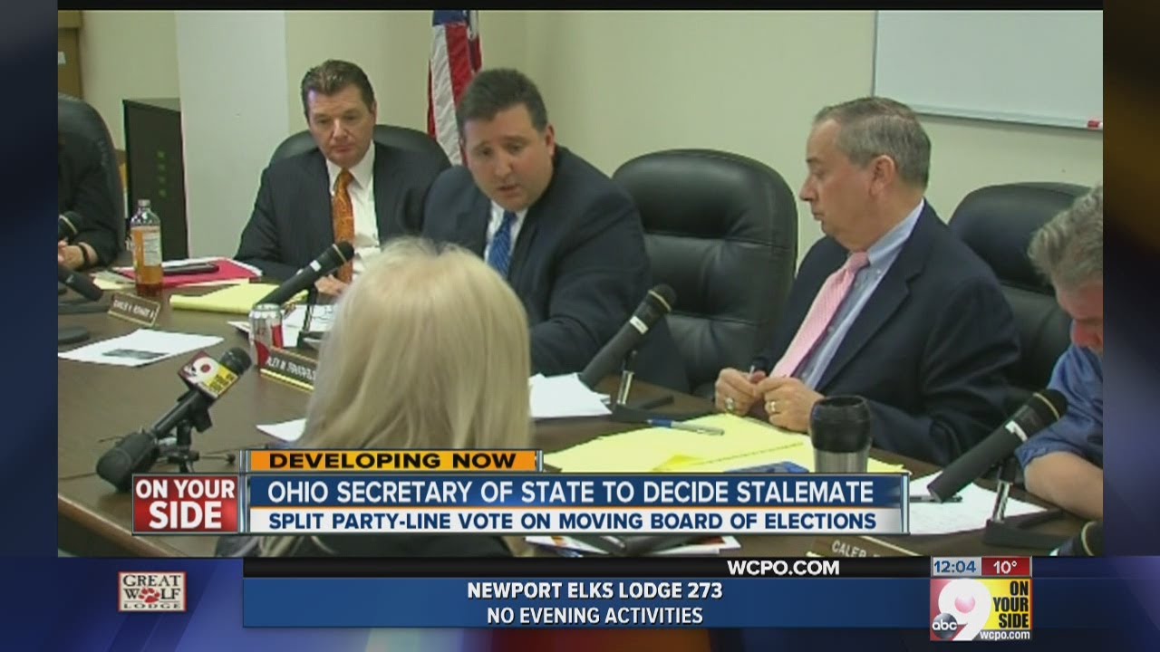 Hamilton county board of elections move youtube