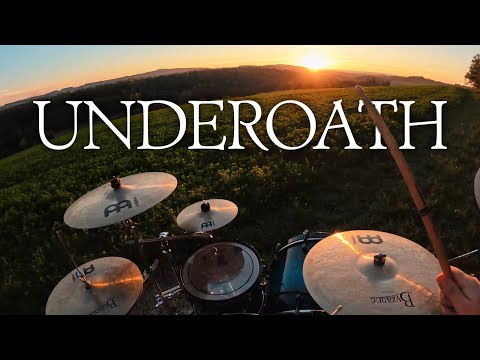 POV Drum Cover A Boy Brushed Red Living in Black and White - Underoath
