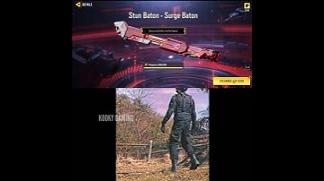 FINALLY UNLOCKED FREE LEGENDARY STUN BATON! IN COD MOBILE 💀 #shorts