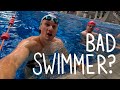 Can you race 200m free without training?