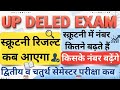 Deled Exam date |Scuninty result kab aayega |Scrutiny result date |Deled Samestar Exam date 2026|Up