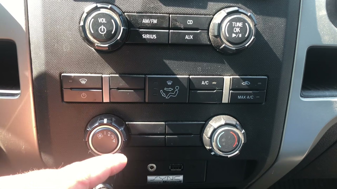 Ford F-150 - interior fan control fix - YouTube