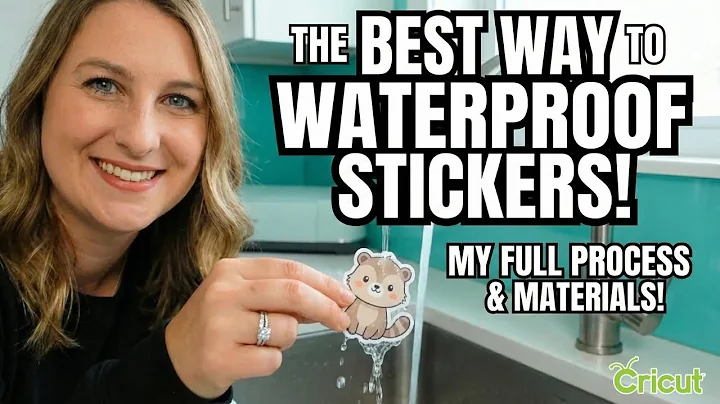 How to Make Waterproof Stickers with Cricut & Laminate Vinyl | Easy Tutorial