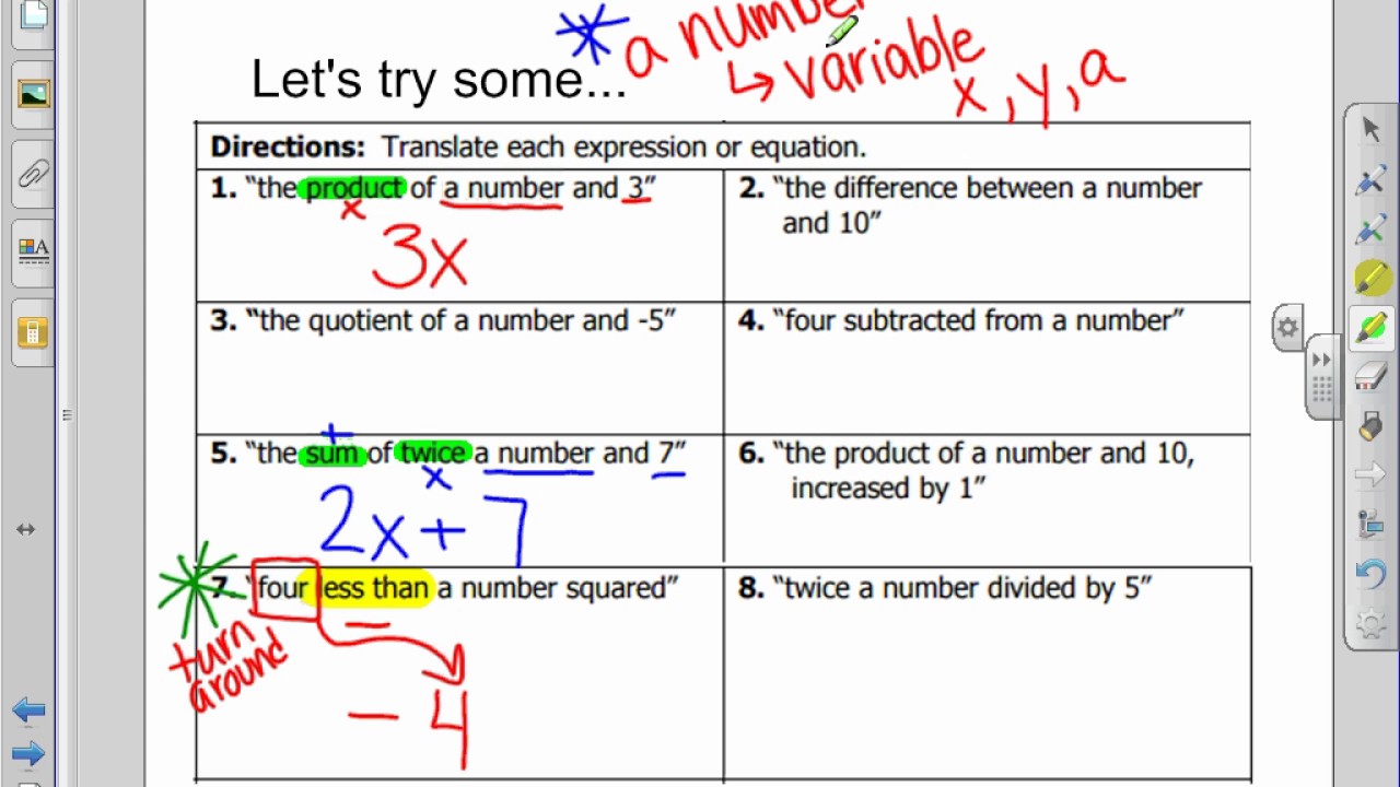 translate-words-into-math-worksheet