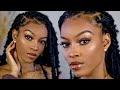 EVERYDAY MAKEUP, BROWN SMOKEY EYE | Slim Reshae