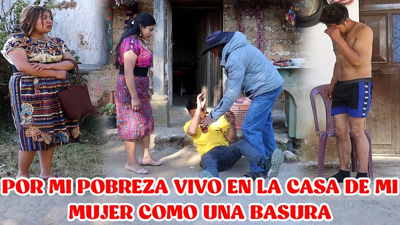 POR MI POBREZA VIVO EN LA CASA DE MI MUJER COMO UNA BASURA