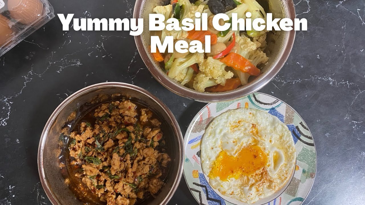 BASIL CHICKEN WITH EGG MEAL | Su’s Cookbook