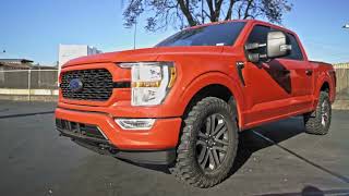 Completely stock 2021 Ford F150 fits 35 inch mud terrain tires!
