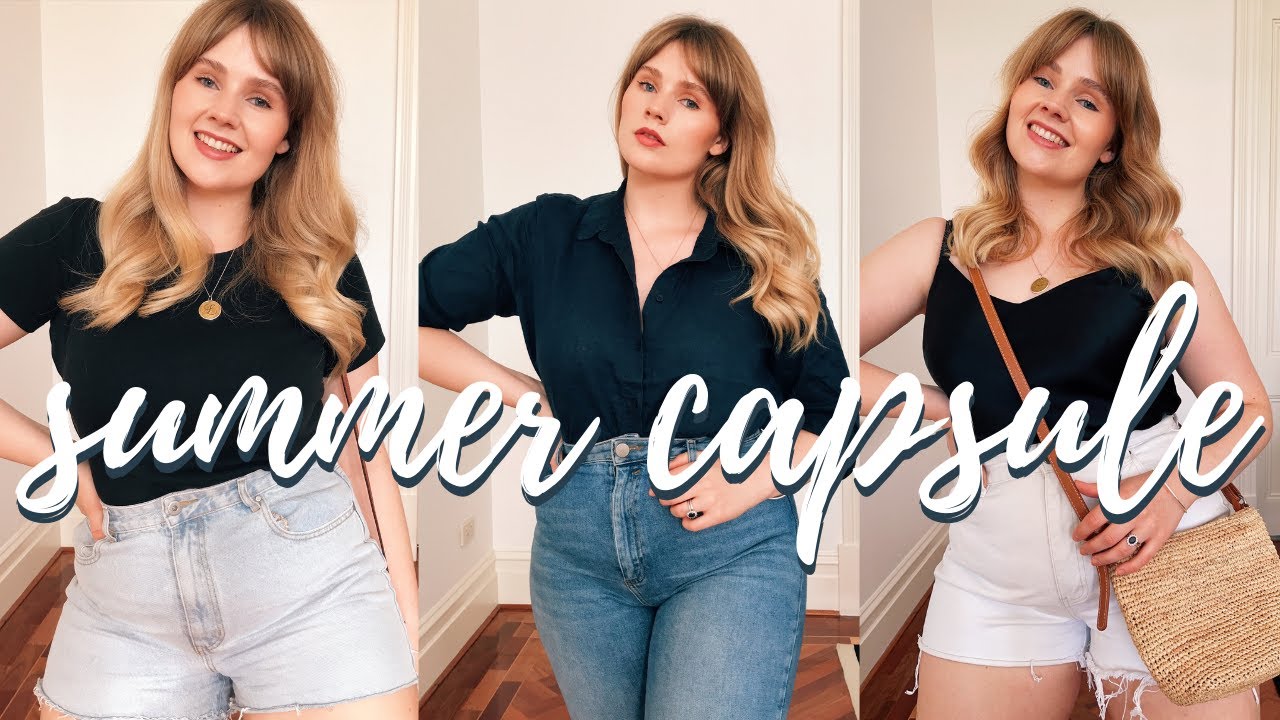 Midsize Summer Capsule Wardrobe Lily Sugar YouTube