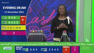 Evening Sc Winning Lottery Numbers For November 14, 2024