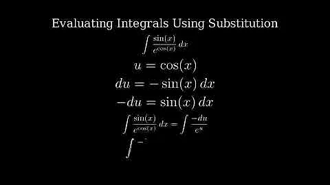 Integral of sin(x)/e^cos(x) (substitution)