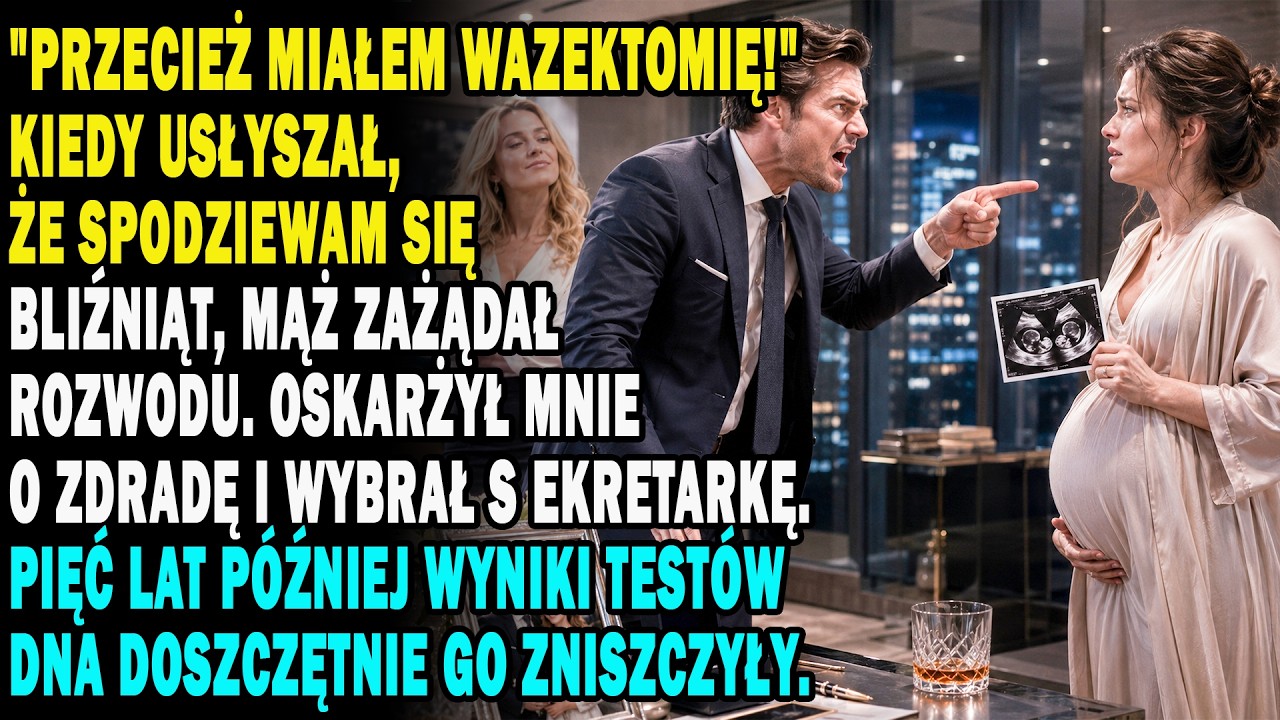 Siedziałam w gabinecie prawnika, słysząc tylko szum własnej krwi, gdy przede mną rozłożono papiery rozwodowe na dziesięć milionów złotych. W tej samej sekundzie w mojej torebce zadzwoniła klinika...